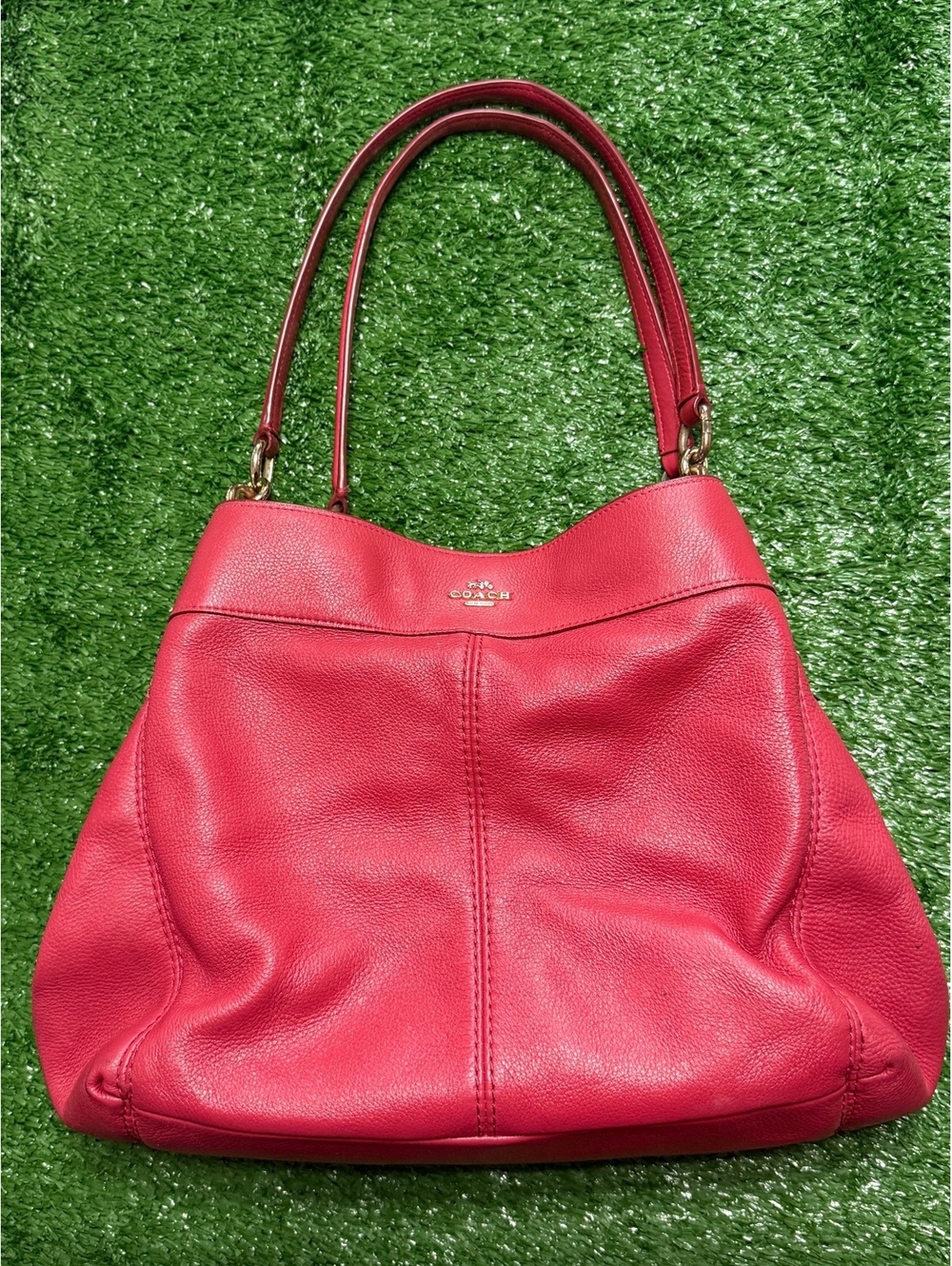 Coach Lexy Shoulder Bag in Pebble Leather (Model F57545)